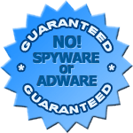 No Spyware or Adware Guaranteed